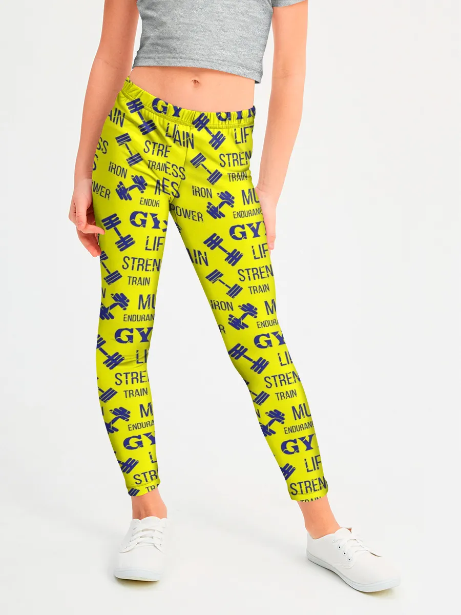 Леггинсы для девочки / Фитнес