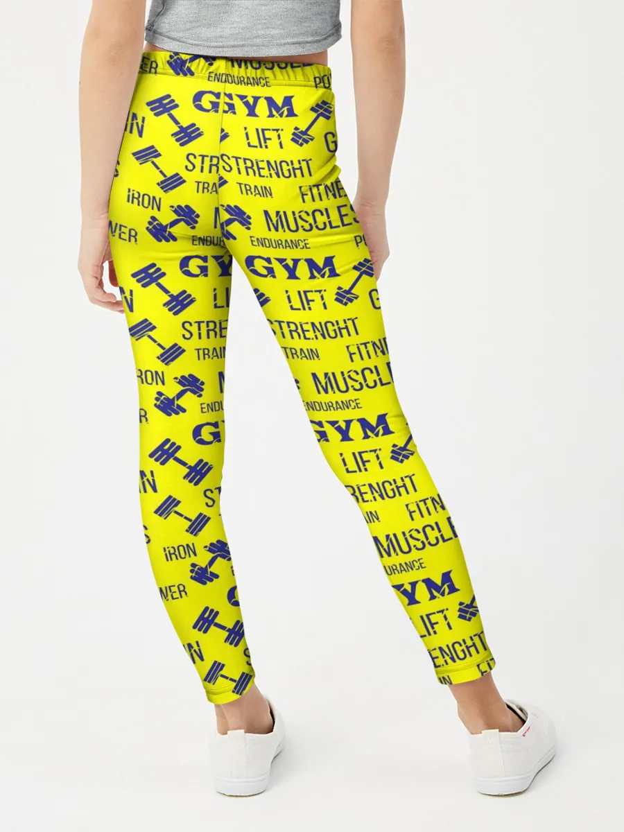 Леггинсы для девочки / Фитнес