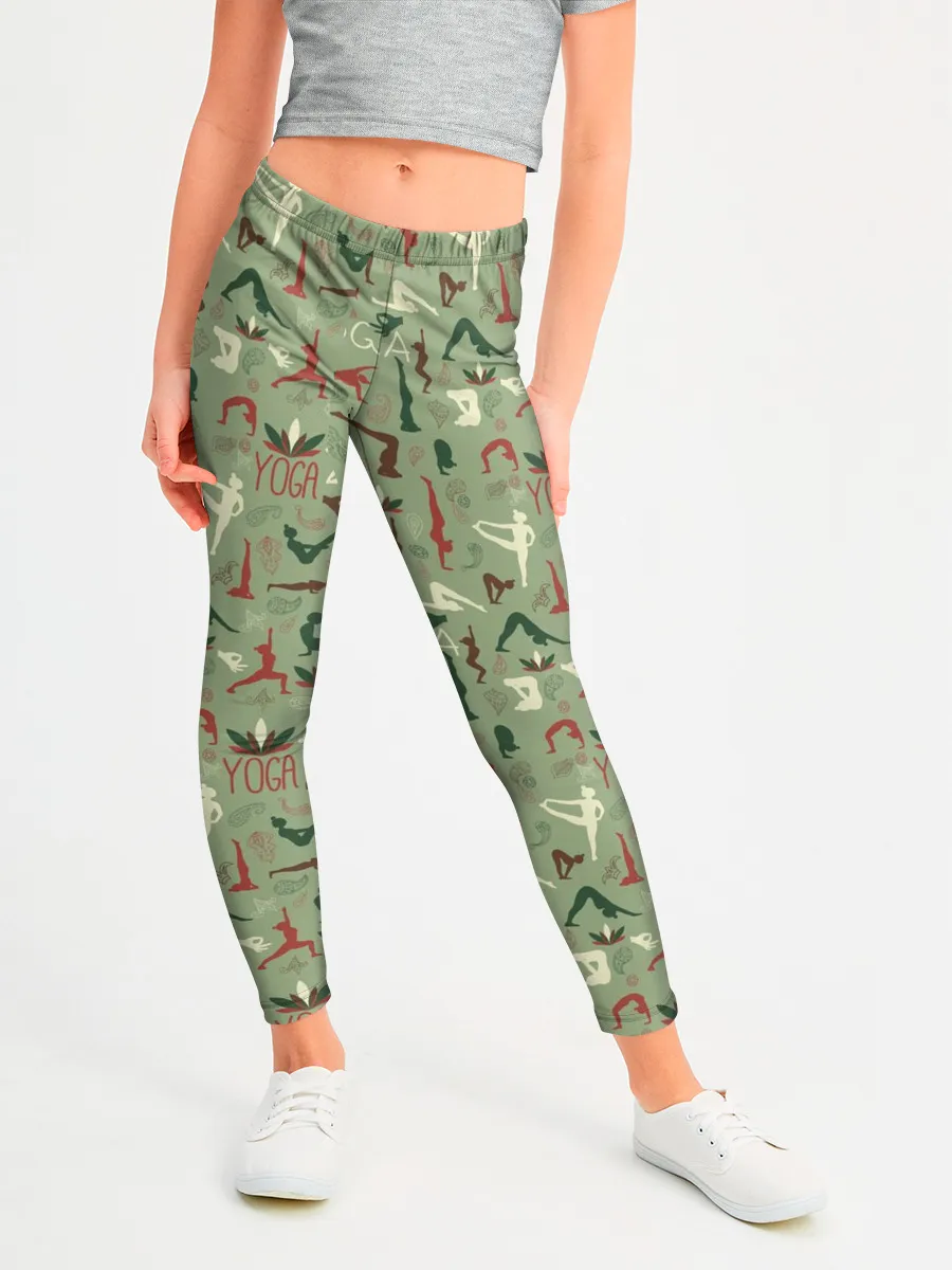 Леггинсы для девочки / Йога