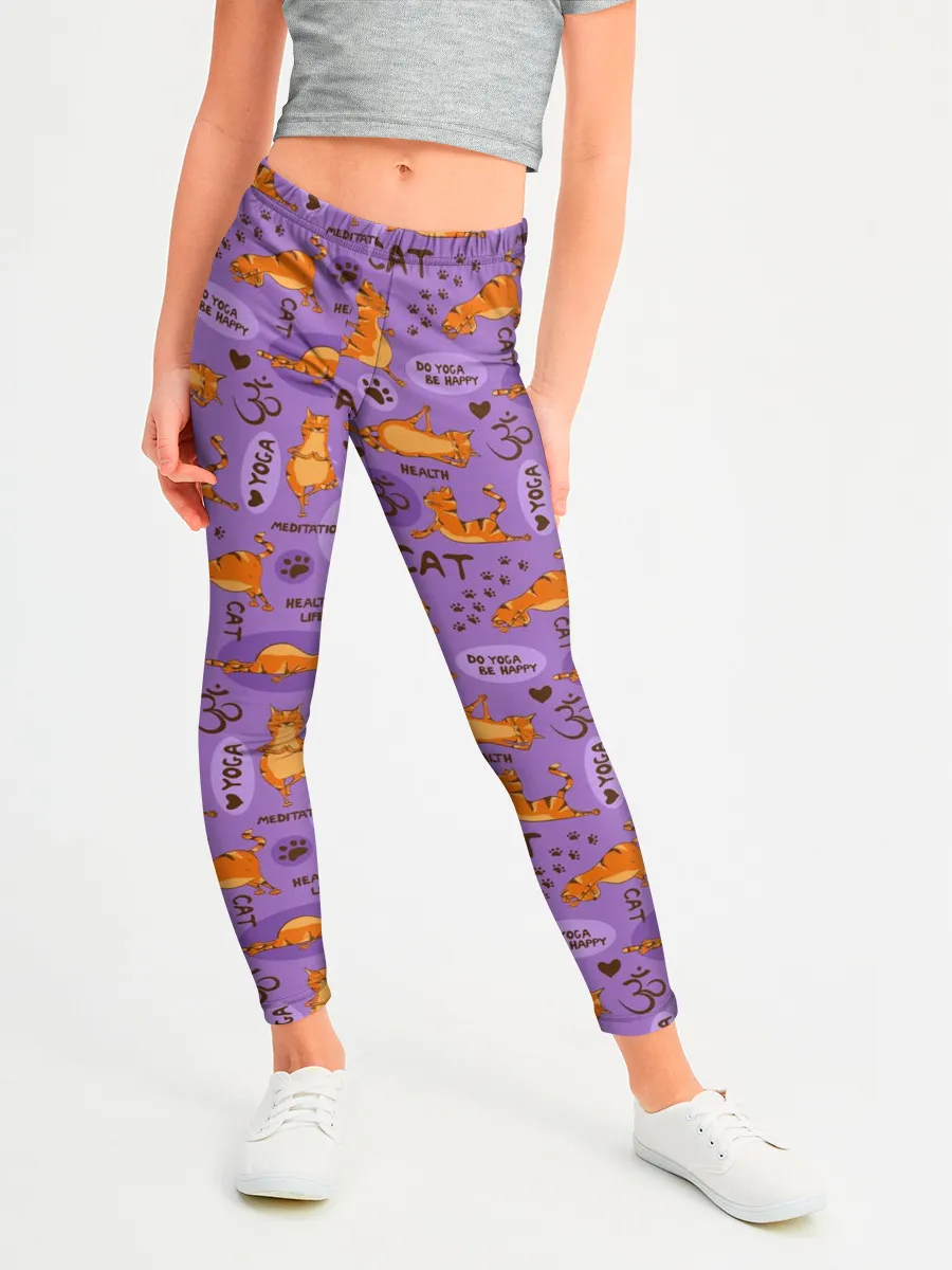 Леггинсы для девочки / Йога