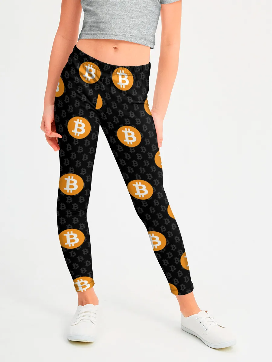 Леггинсы для девочки / БИТКОИН | BITCOIN
