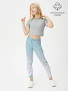 Леггинсы для девочки / милые звездочки узор