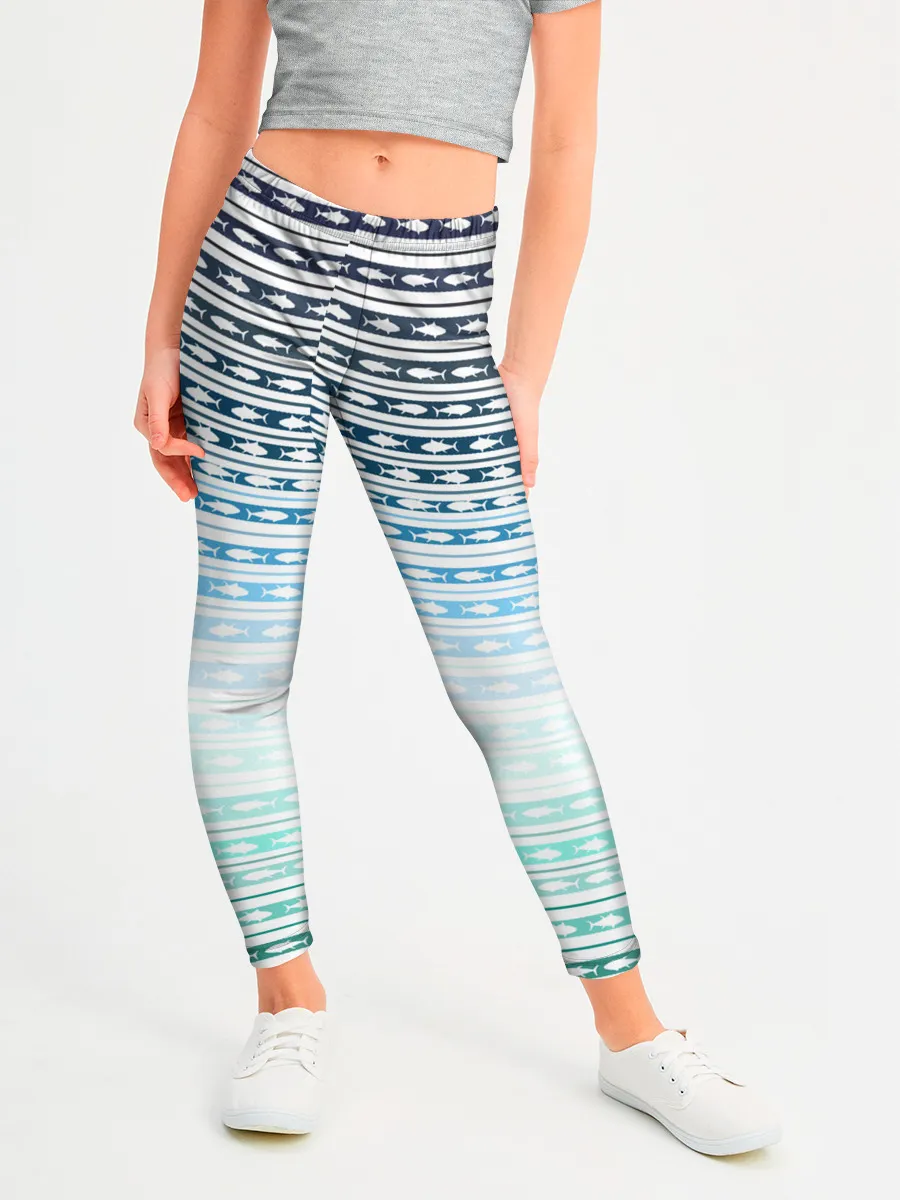 Леггинсы для девочки / Sunset fish