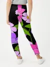 Леггинсы для девочки / Ночные цветы