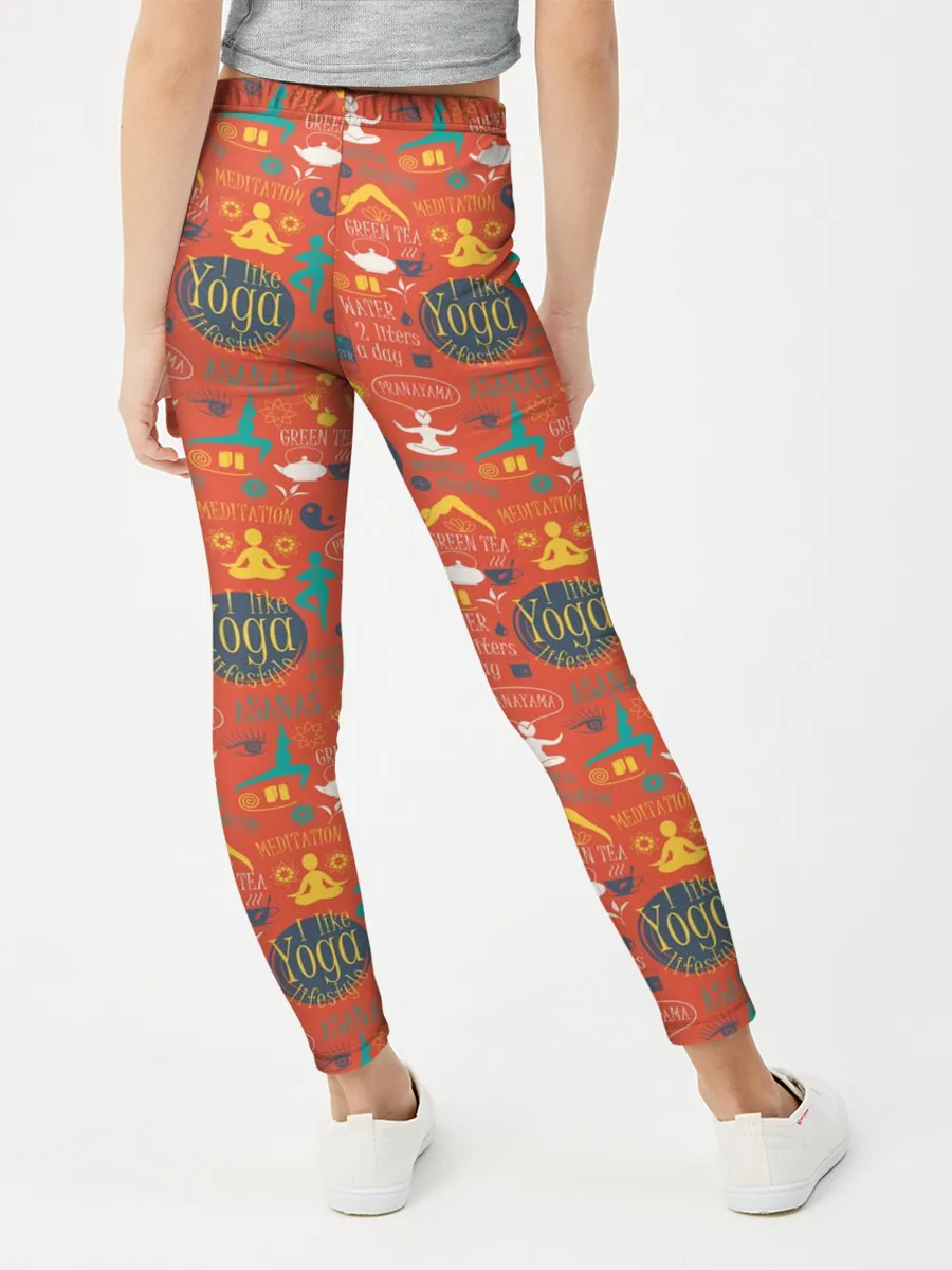 Леггинсы для девочки / Yoga