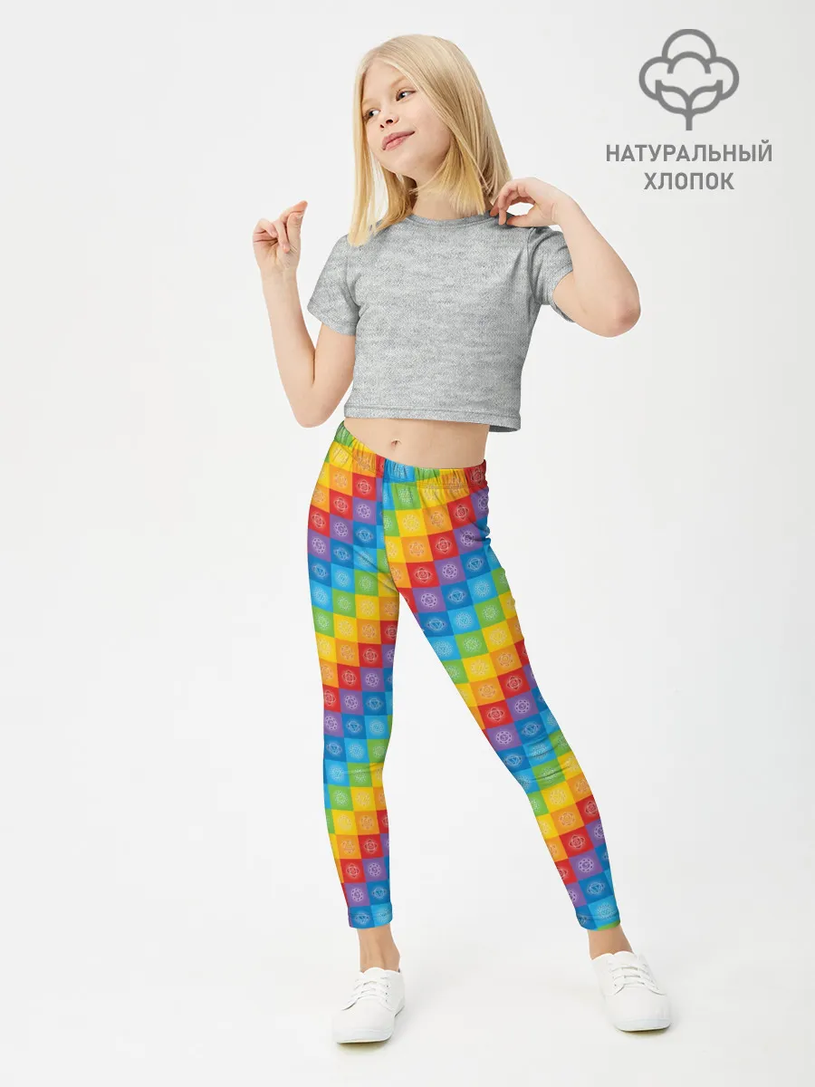Леггинсы для девочки / Чакры