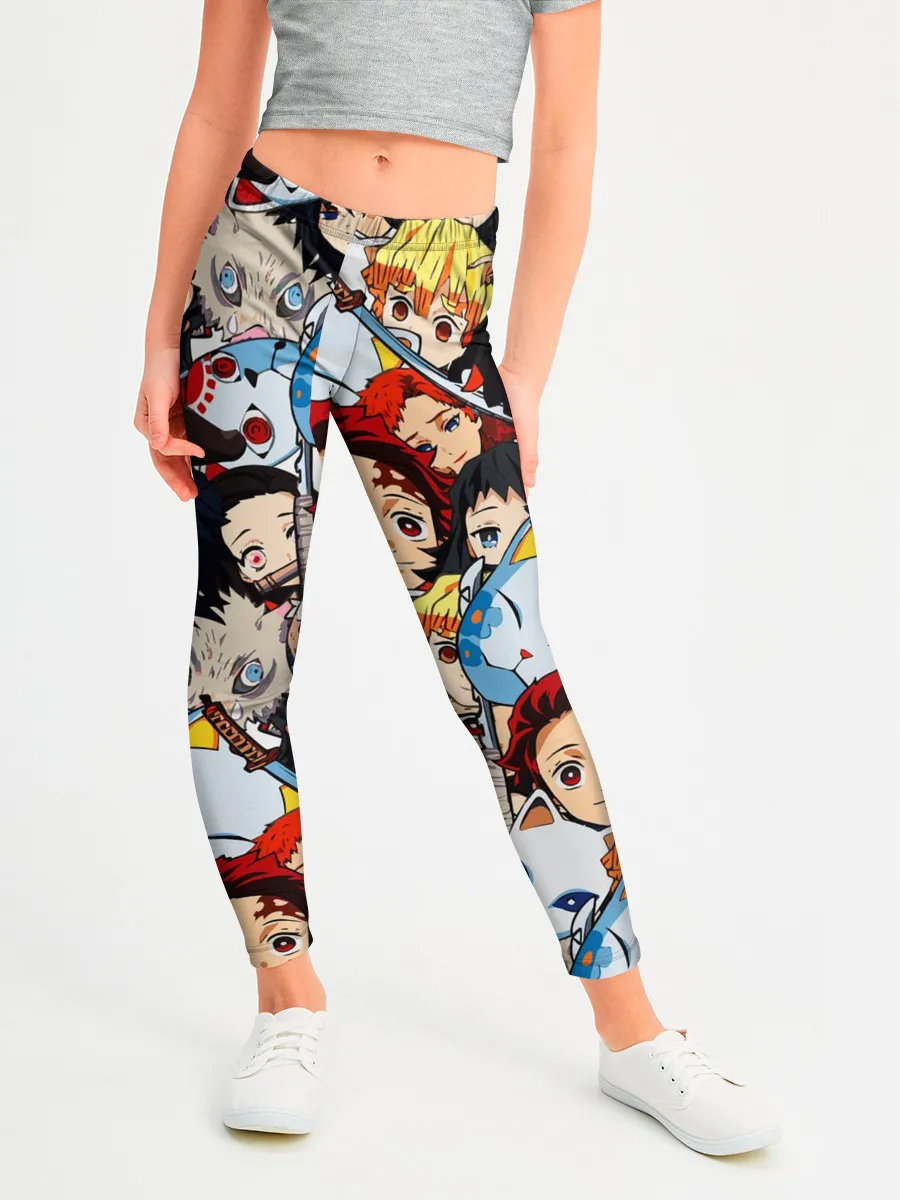 Леггинсы для девочки / КЛИНОК, РАССЕКАЮЩИЙ ДЕМОНОВ