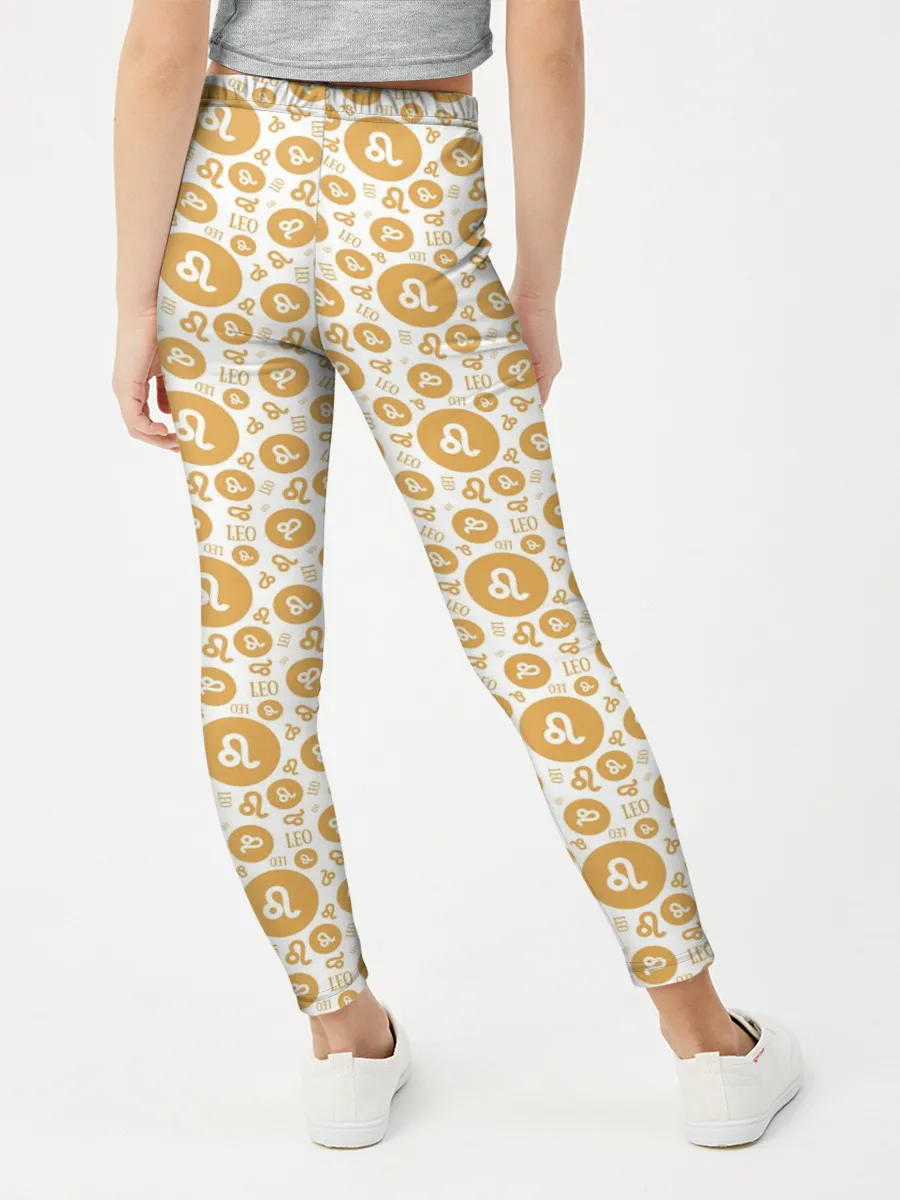 Леггинсы для девочки / Лев