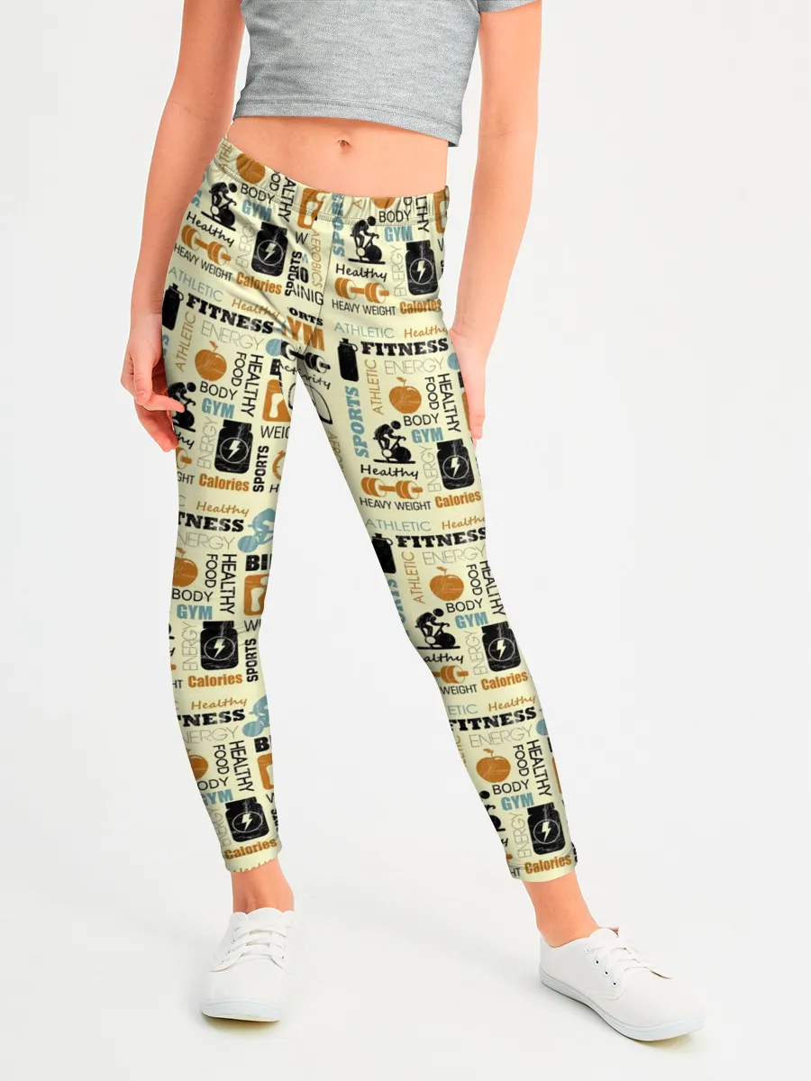 Леггинсы для девочки / Спорт