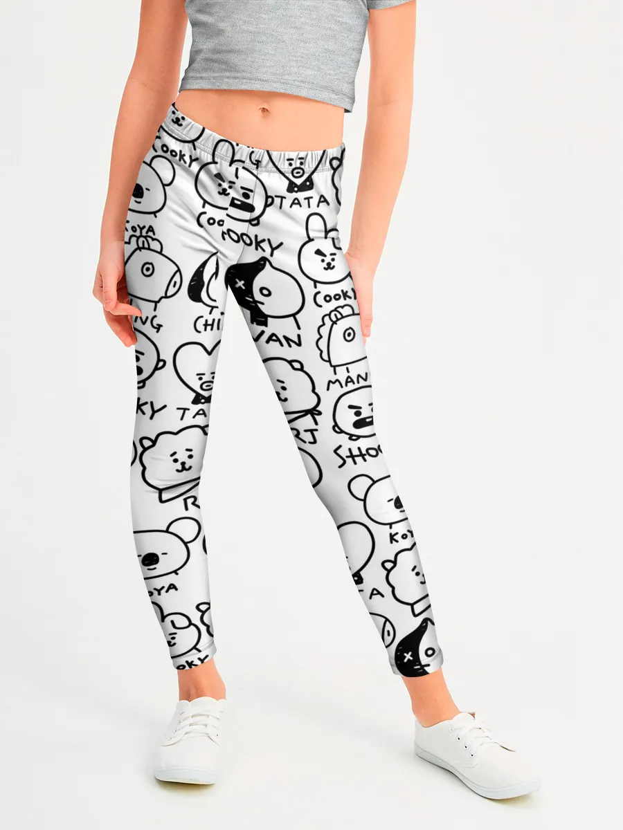 Леггинсы для девочки / BTS | BT21