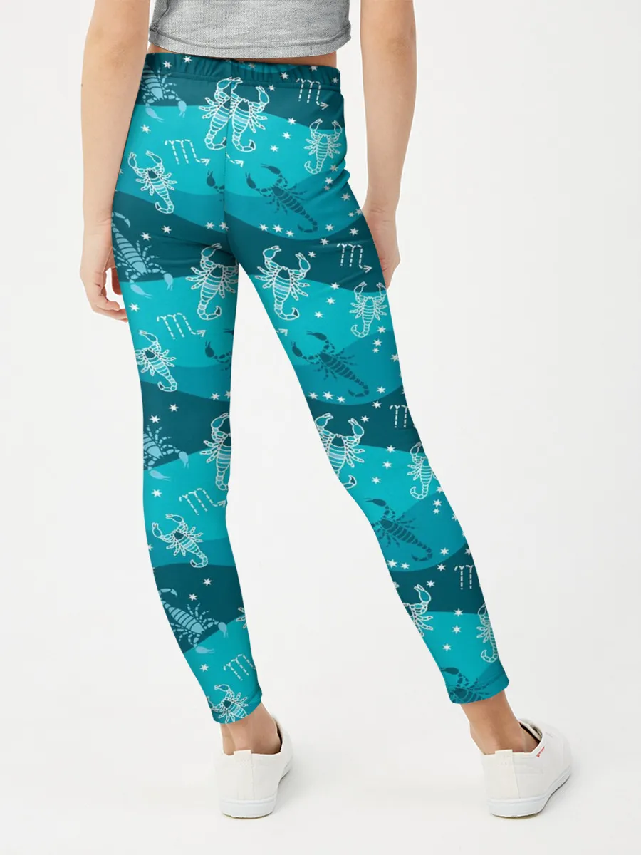 Леггинсы для девочки / Скорпион