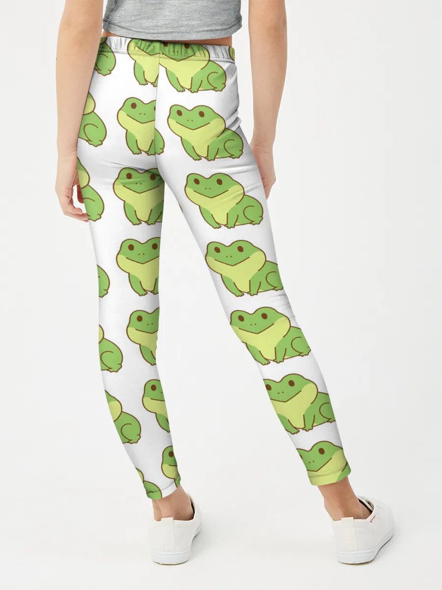 Леггинсы для девочки / лягушки