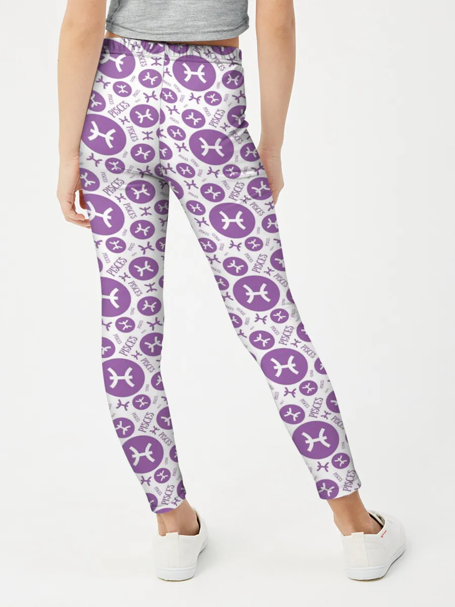 Леггинсы для девочки / Рыбы