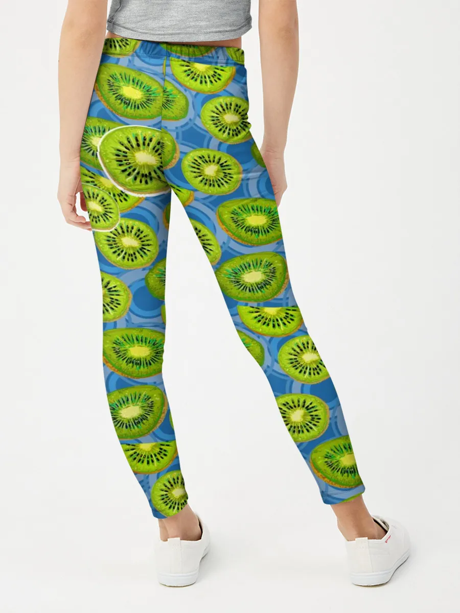 Леггинсы для девочки / Киви