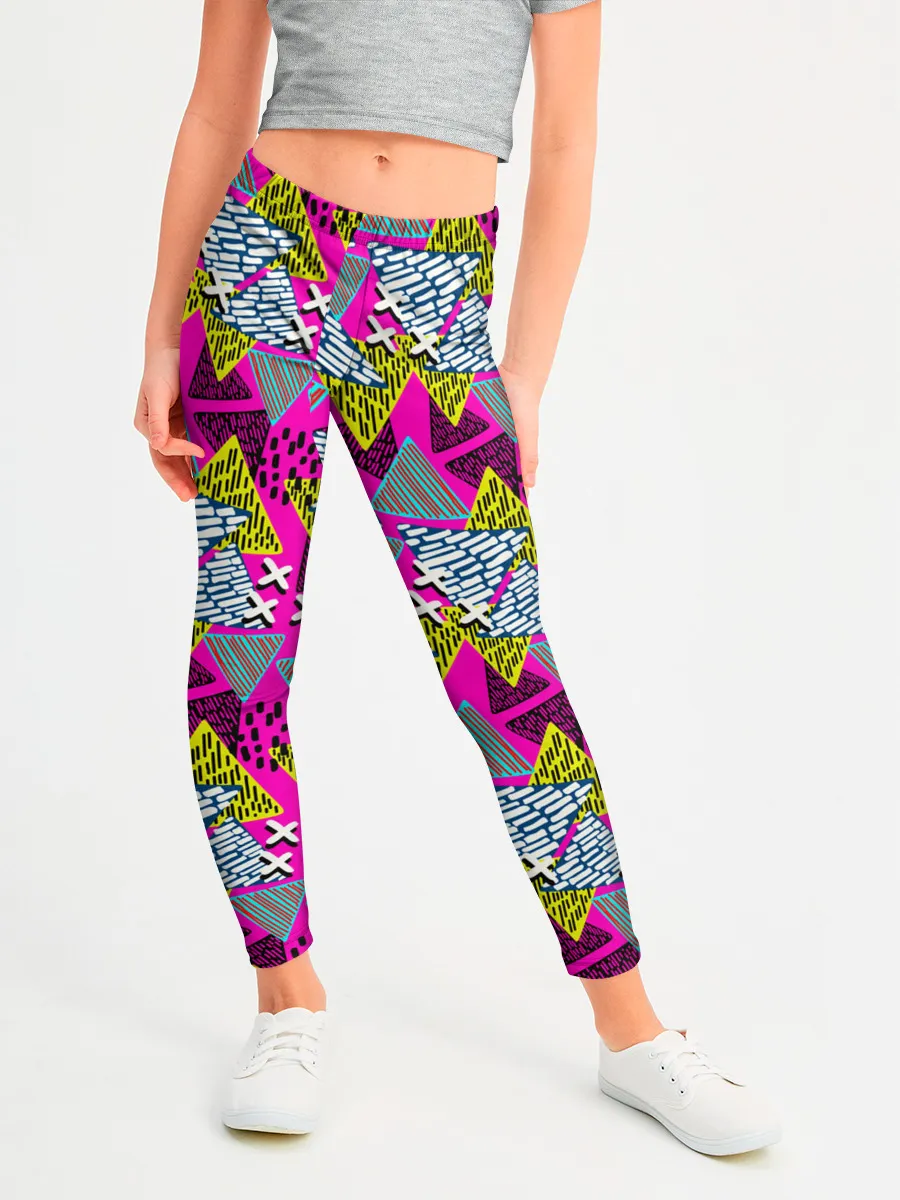 Леггинсы для девочки / Дикая абстракция