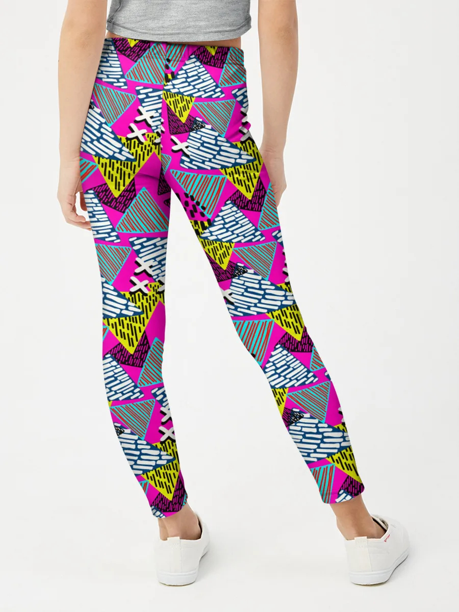 Леггинсы для девочки / Дикая абстракция