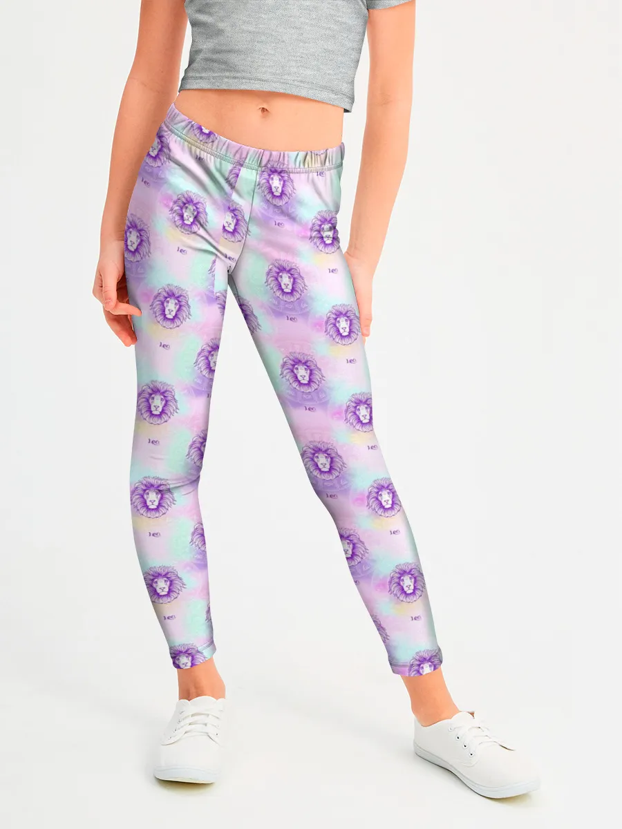 Леггинсы для девочки / Лев