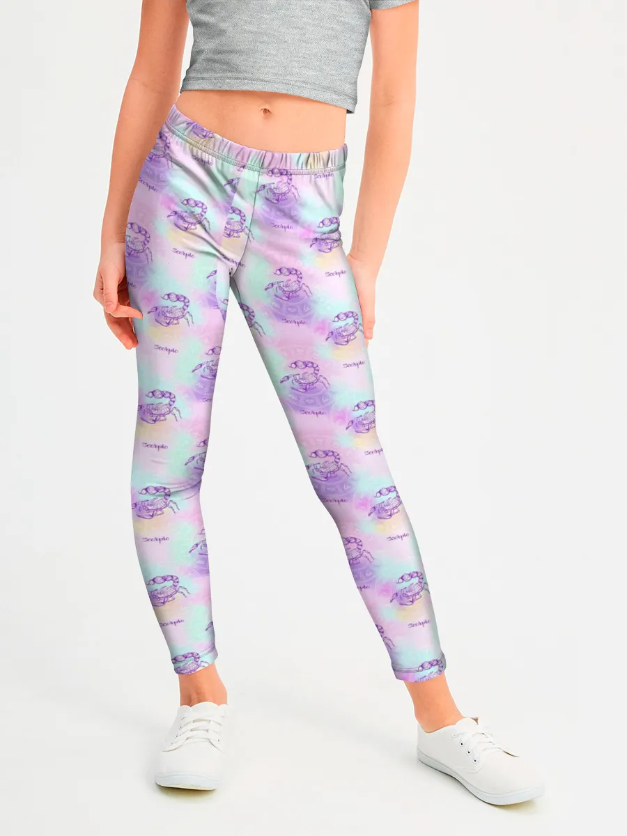 Леггинсы для девочки / Скорпион
