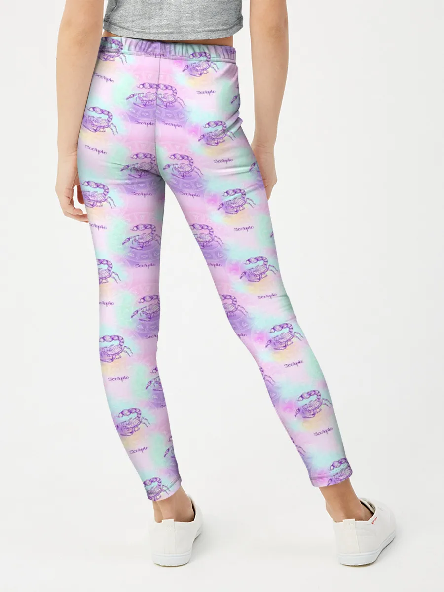 Леггинсы для девочки / Скорпион