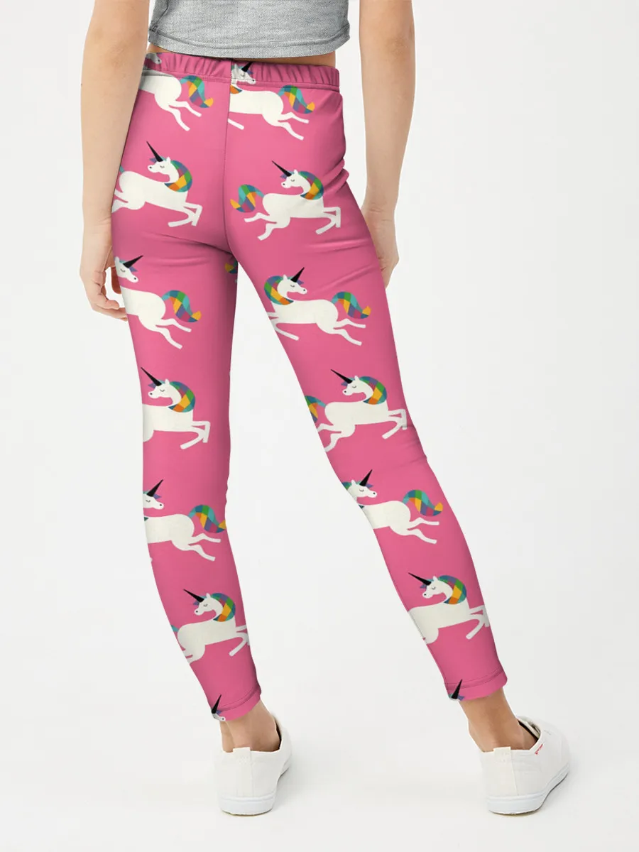 Леггинсы для девочки / Единорожки