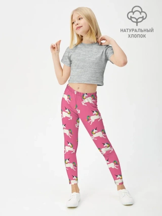 Леггинсы для девочки / Единорожки
