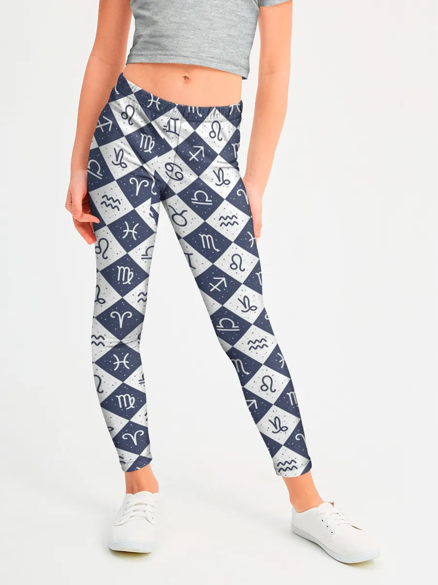 Леггинсы для девочки / Знаки Зодиака