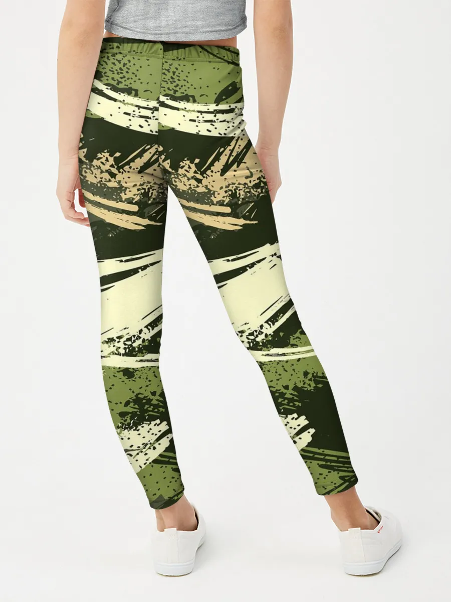 Леггинсы для девочки / КАМУФЛЯЖ