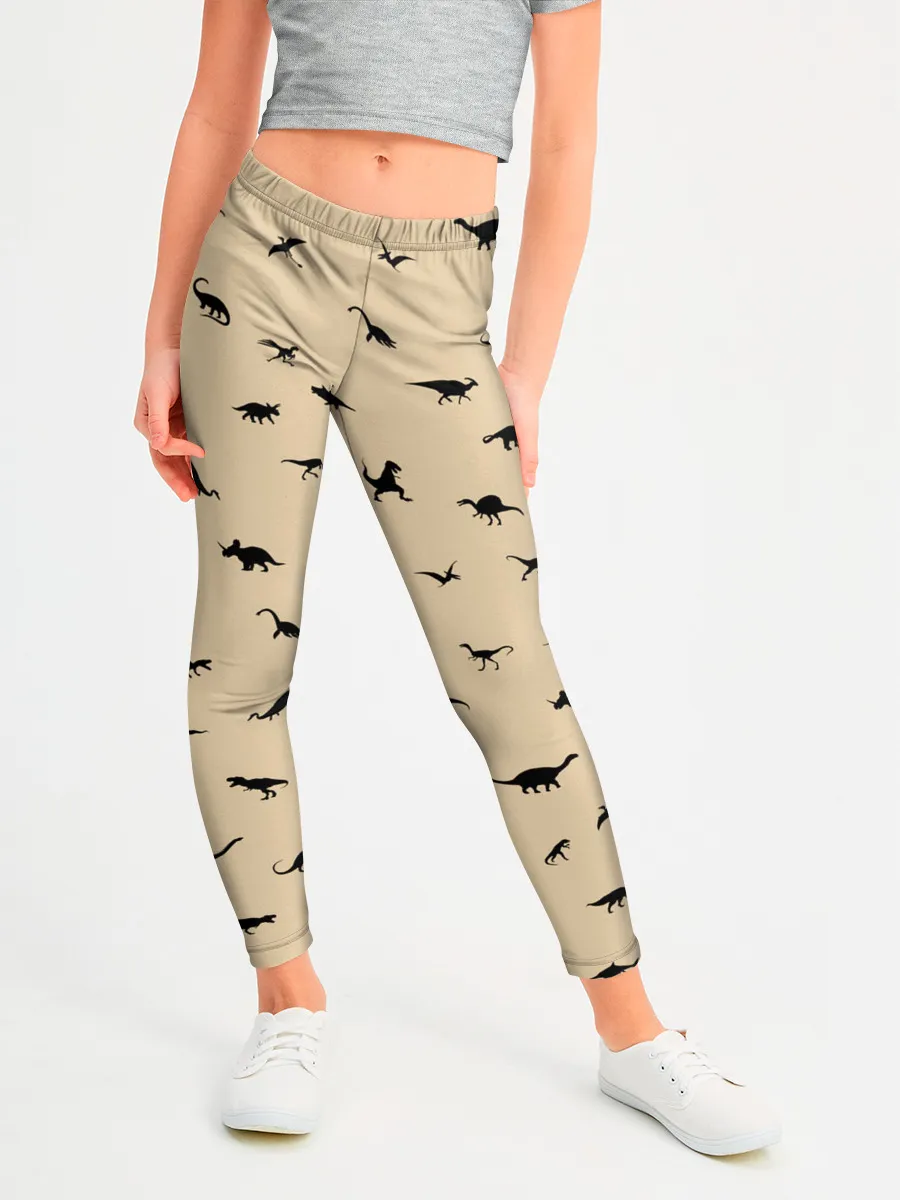 Леггинсы для девочки / Dinoworld#2