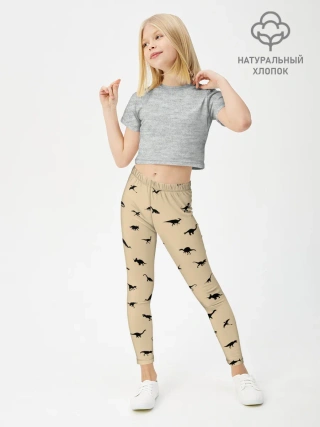 Леггинсы для девочки / Dinoworld#2