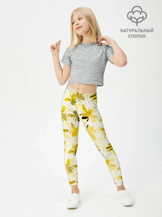 Леггинсы для девочки / Разные Пчелы