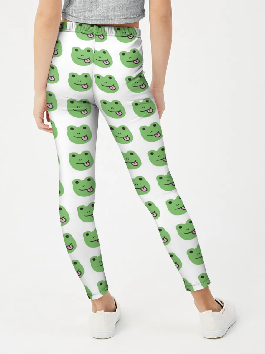 Леггинсы для девочки / лягушки