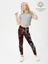 Леггинсы для девочки / КИТАЙСКИЕ ИЕРОГЛИФЫ