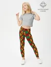 Леггинсы для девочки / Узор коренных индейцев америки