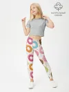 Леггинсы для девочки / Пончики / Donuts