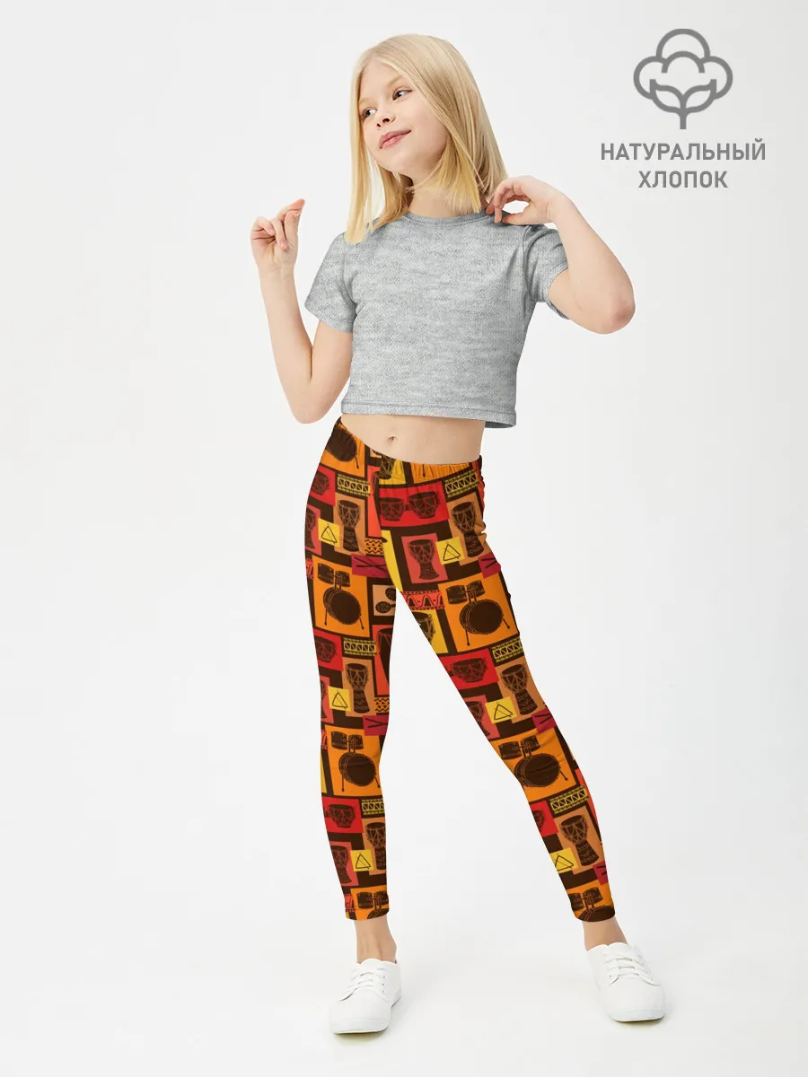 Леггинсы для девочки / Ударные Инструменты