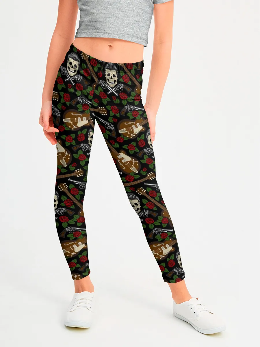 Леггинсы для девочки / ROCK