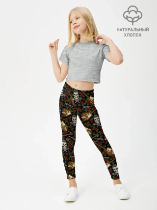 Леггинсы для девочки / ROCK