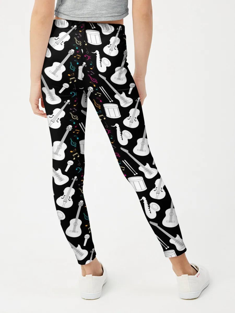 Леггинсы для девочки / Музыкальные Инструменты