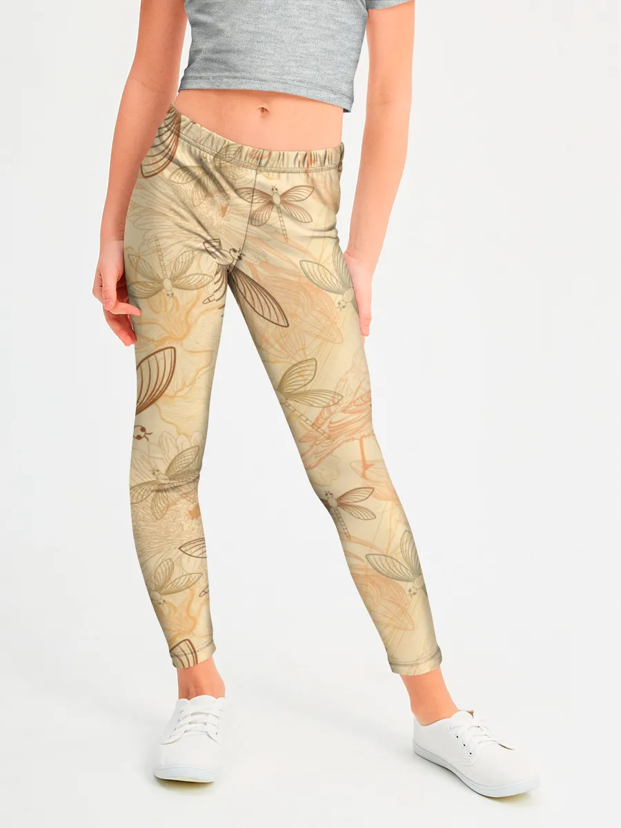 Леггинсы для девочки / Стрекоза