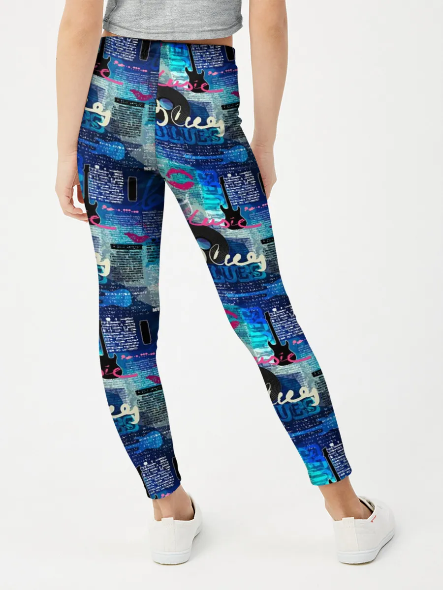 Леггинсы для девочки / Blues