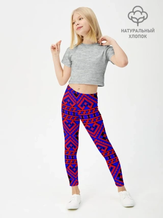 Леггинсы для девочки / Русские народные узоры