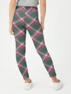 Леггинсы для девочки / Клеточный узор