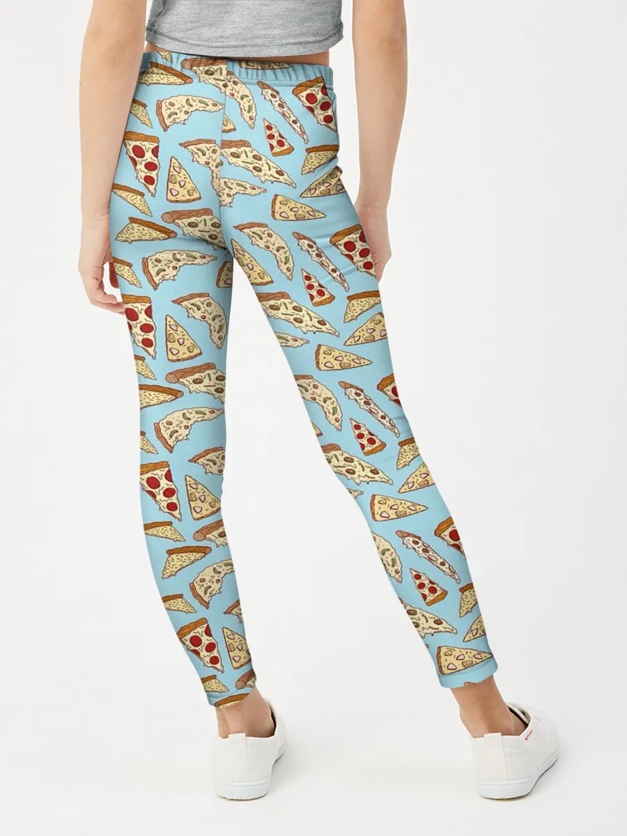 Леггинсы для девочки / Кусочки Пиццы