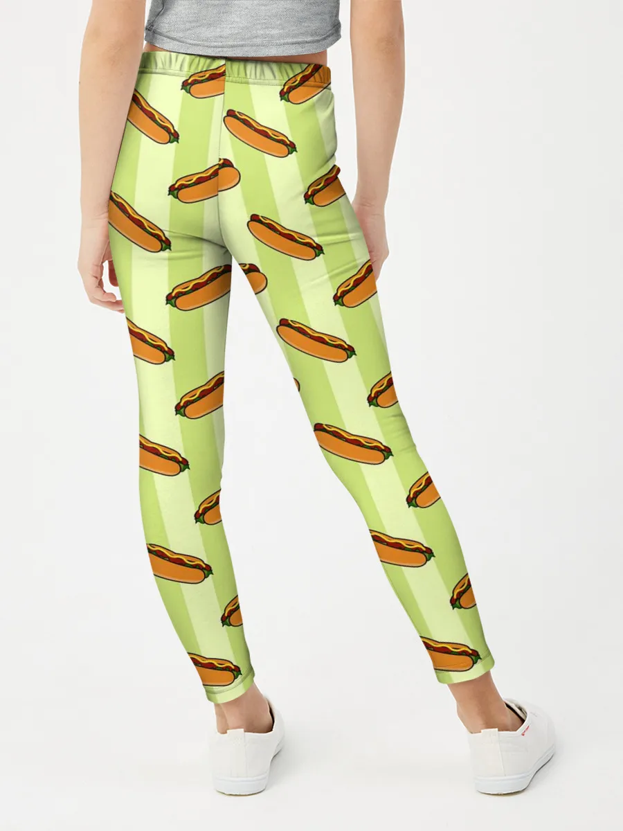 Леггинсы для девочки / Хотдог
