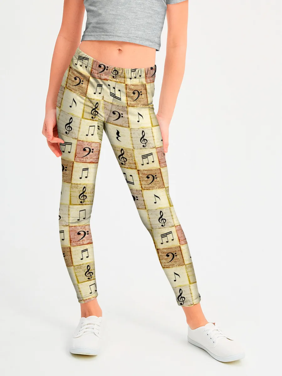 Леггинсы для девочки / Музыкант