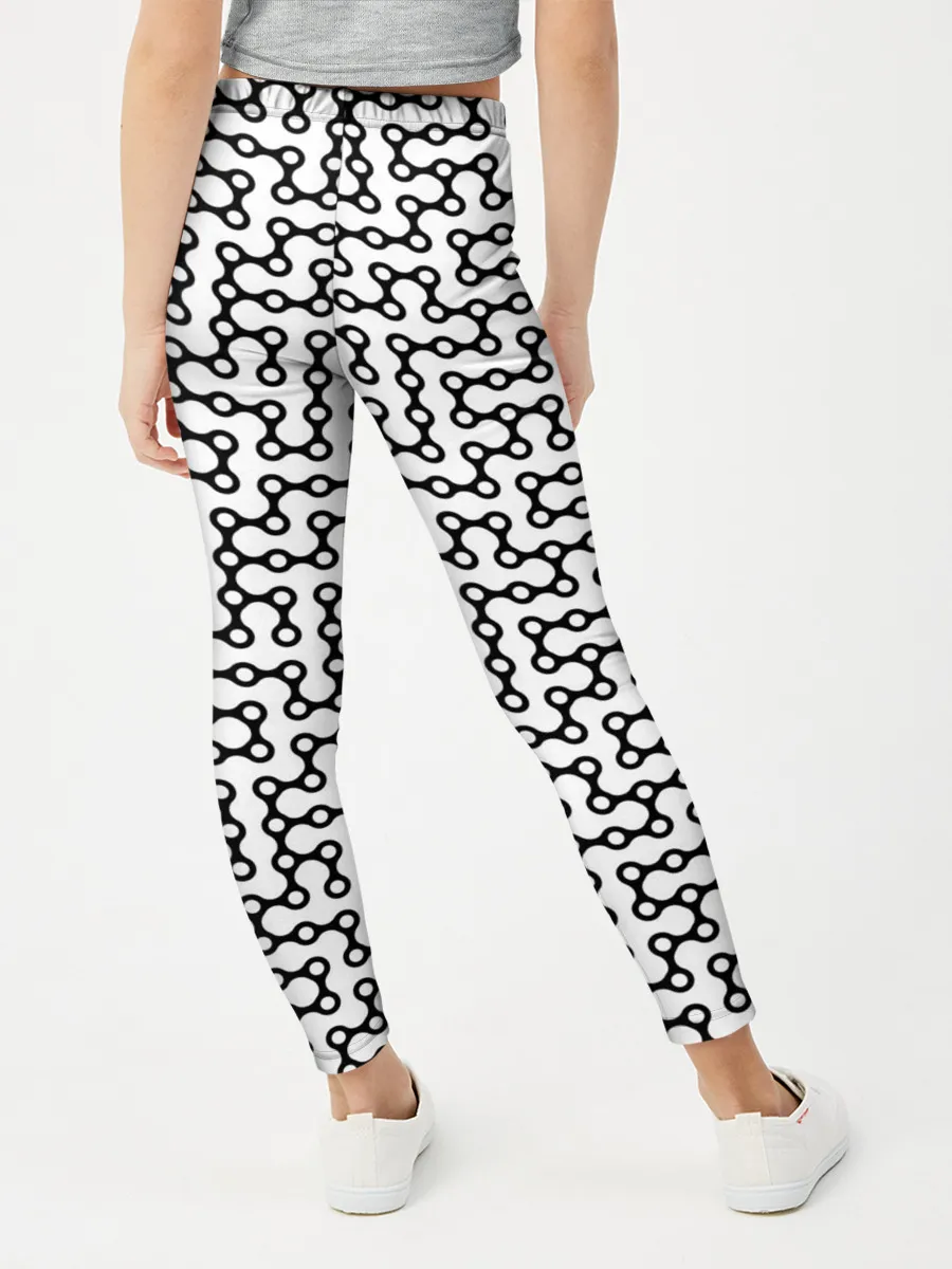 Леггинсы для девочки / Велосипедная цепь