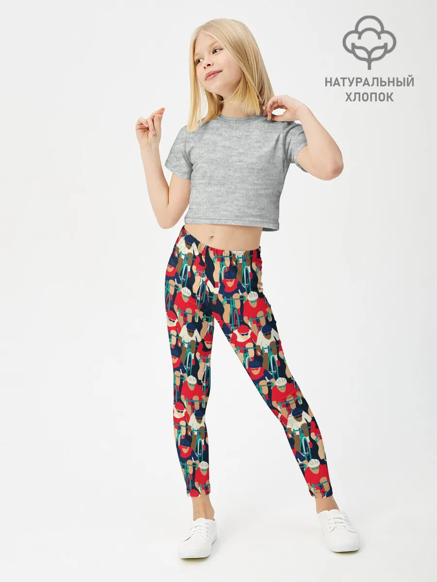 Леггинсы для девочки / Велогонка