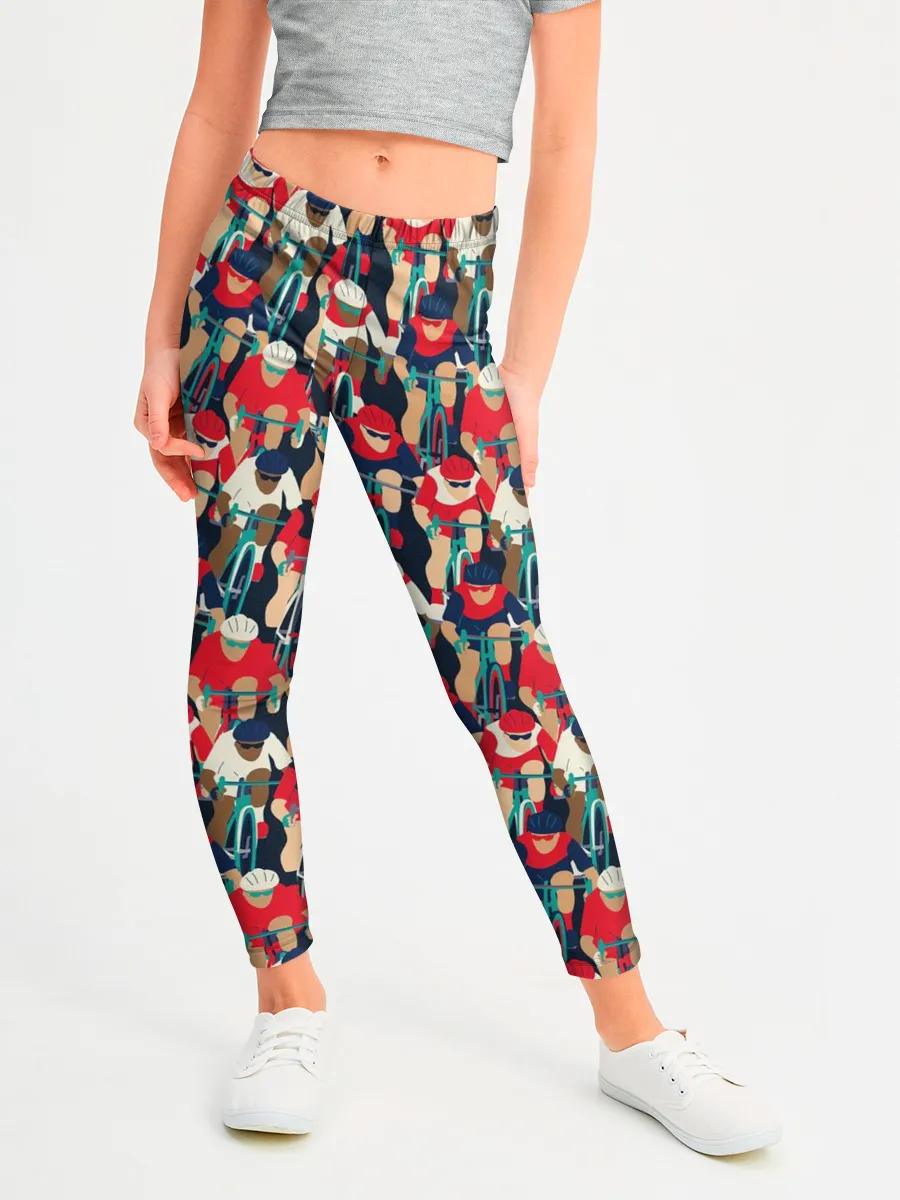 Леггинсы для девочки / Велогонка