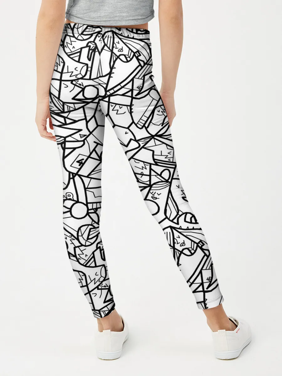 Леггинсы для девочки / Масса людей