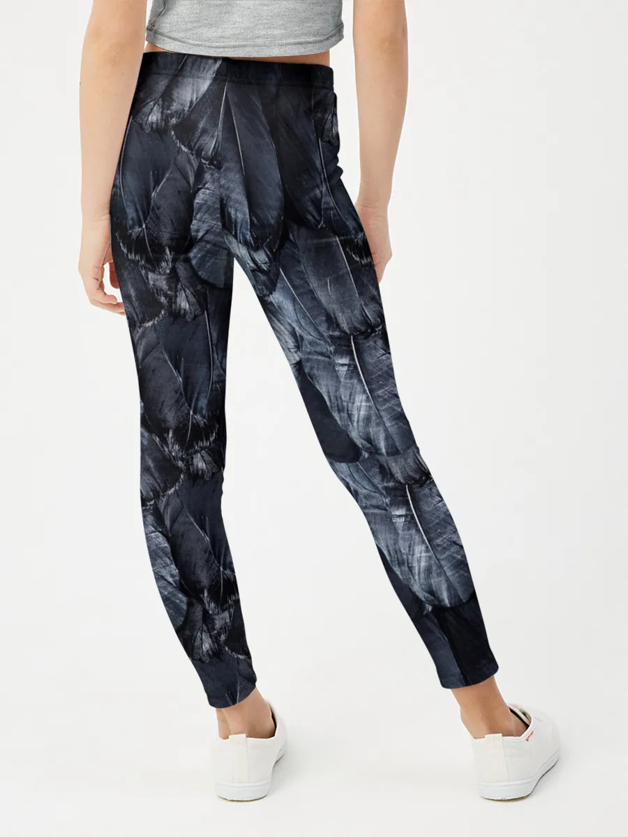 Леггинсы для девочки / Черный Ворон